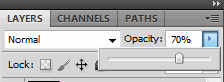 adjusting Opacity
