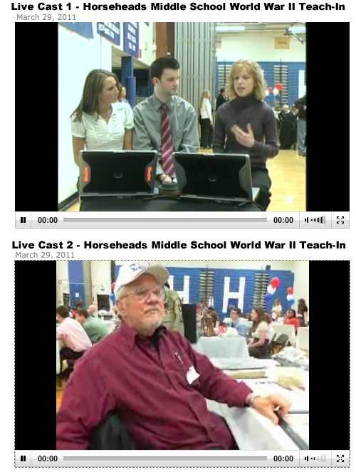 image of simultaneous livecasts