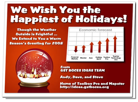 Thumbnail of the 2008 IDEAS Holiday Card