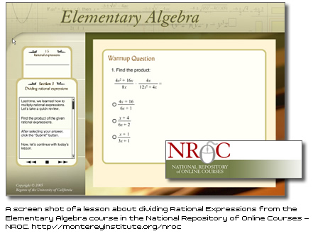 Image from an NROC course