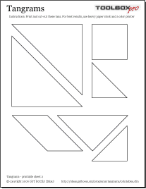 ideas tangrams program resources printable resources